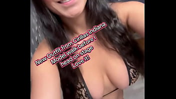 New outfit from cirillas indiana cirillasky model walk before i head on stage#fyp