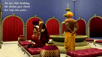 Sims 4 a sultan gives his a genie for her 18th birthday