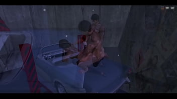 En el taller cojiendo