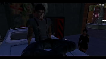 En el taller cojiendo