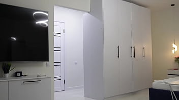 Stepsister tries sucking two cocks for the first time