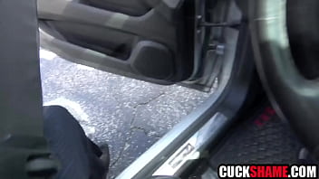 Cuckold husband enjoys spying on cheating wife