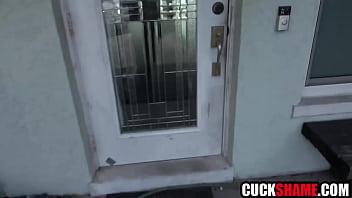 Cuckold husband enjoys spying on cheating wife