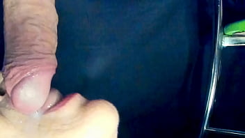 Stepmom sensual blowjob and cum in mouth close up