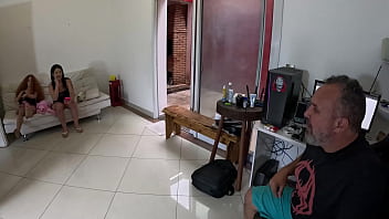 Giovana carolina gravando pela primeira vez