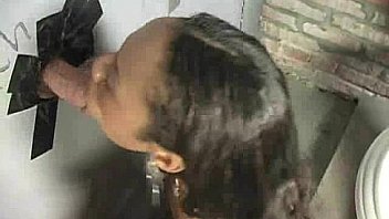 Gloryhole secrets ebony sucking off strangers pov 1