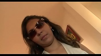 Girl bonks throat with foot