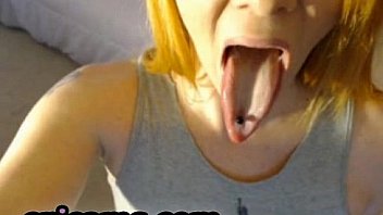 Nice dildo deepthroat