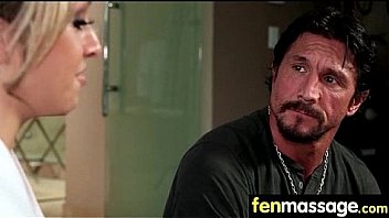 Cute teen babe fantasy fucking on massage table 24