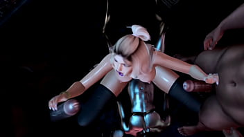 Holly would gangbangs 3 guys