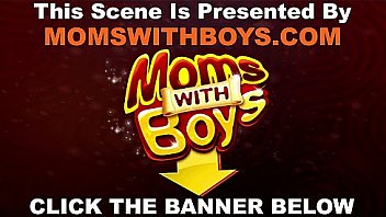 Sexy blonde granny in laced stockings fucks young cock