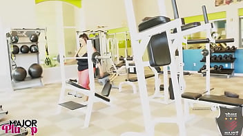 Gym flirt sofia lures rome to fuck and cum on her ass