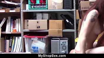 Lp officer takes theft seriously and takes the suspect's tight pussy seriously too myshopsex