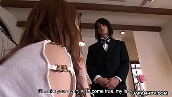 Busty asian slut gets creamed and fucked hard