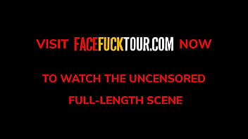 Busty colombian slut throated rough upside down by huge dick euro tourist