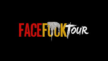 Busty colombian slut throated rough upside down by huge dick euro tourist