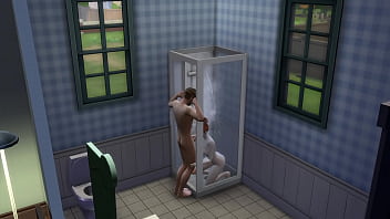 Step bro loves water on his cock