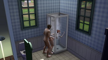 Step bro loves water on his cock