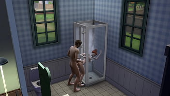 Step bro loves water on his cock