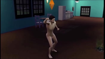 A new guy in town masturbates alot until a neighbor jogs by