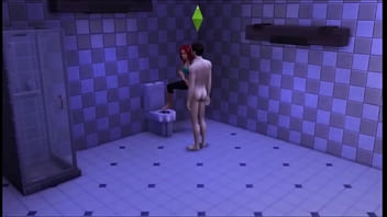 A new guy in town masturbates alot until a neighbor jogs by