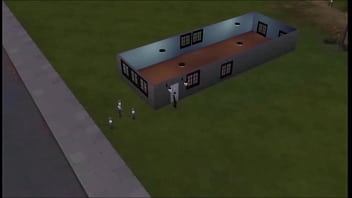 A new guy in town masturbates alot until a neighbor jogs by