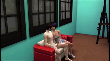 A new guy in town masturbates alot until a neighbor jogs by