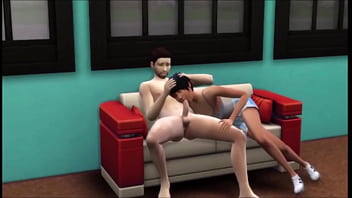 A new guy in town masturbates alot until a neighbor jogs by