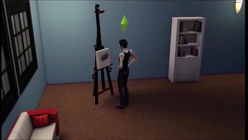 A new guy in town masturbates alot until a neighbor jogs by