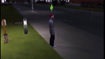 A new guy in town masturbates alot until a neighbor jogs by