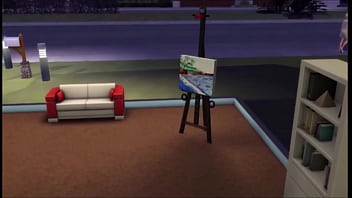 A new guy in town masturbates alot until a neighbor jogs by