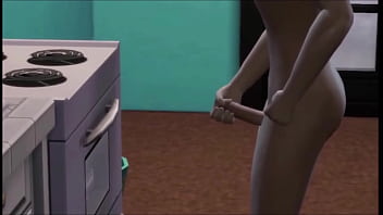 A new guy in town masturbates alot until a neighbor jogs by