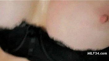 Amateur milf hottie getting a hard dong