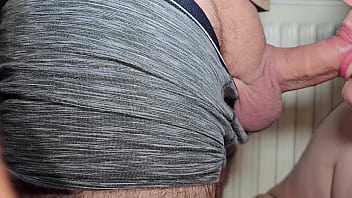 Ladytwitty slut makes pervert moan and cum with her extreme blowjob