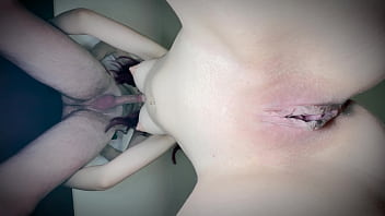 Naked blowjob bottom view