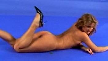 Denisa stripping all naked on the floor