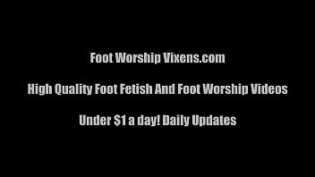 Foot fetish and foot worshiping tube videos