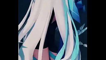 A mysterious genshin beauty steps into the spotlight her silver hair flowing while her blue outfit glimmers with power cold as ice yet burning with hidden passion… ready to uncover the secret bio link waiting