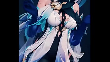 A mysterious genshin beauty steps into the spotlight her silver hair flowing while her blue outfit glimmers with power cold as ice yet burning with hidden passion… ready to uncover the secret bio link waiting