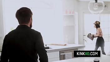 Horny teen lets perv stud fucks her pussy