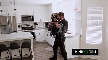 Horny teen lets perv stud fucks her pussy