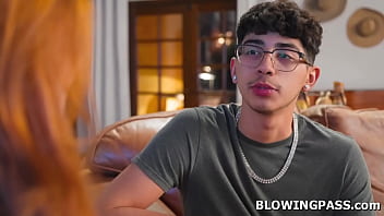 Milf sophia locke wants to suck some big tits stepmom seduces her stepson lets him suck on her big tits in return gives him sloppy blowjob