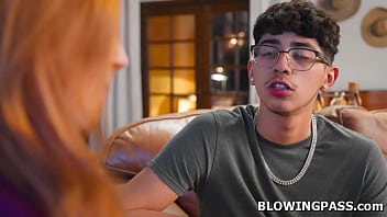 Milf sophia locke wants to suck some big tits stepmom seduces her stepson lets him suck on her big tits in return gives him sloppy blowjob