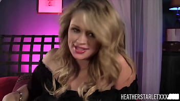 Gorgeous babe heather starlet is polishing da pink pearl so hard