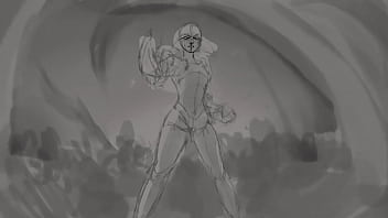 Goblin bitch get her ass pounded in by a fucking iguana