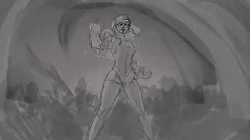 Goblin bitch get her ass pounded in by a fucking iguana