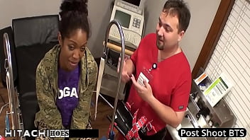 Freshman gets mandatory hitachi orgasm from doctor tampa lotus lain