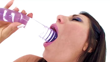 Makayla cox sexy big tits huge cock pov deepthroat face fuck blowjob and cum swallow