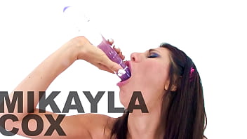 Makayla cox sexy big tits huge cock pov deepthroat face fuck blowjob and cum swallow