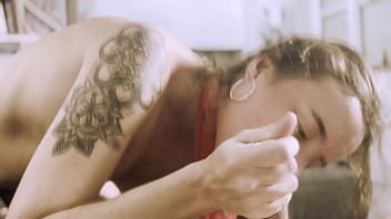 Mad mia arrives from the party almost naked and ask her flatmate to fuck her right now